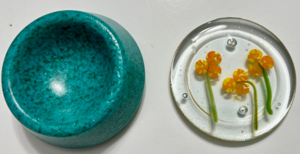 Trinket Dish with Lid - PU IN EDMONTON